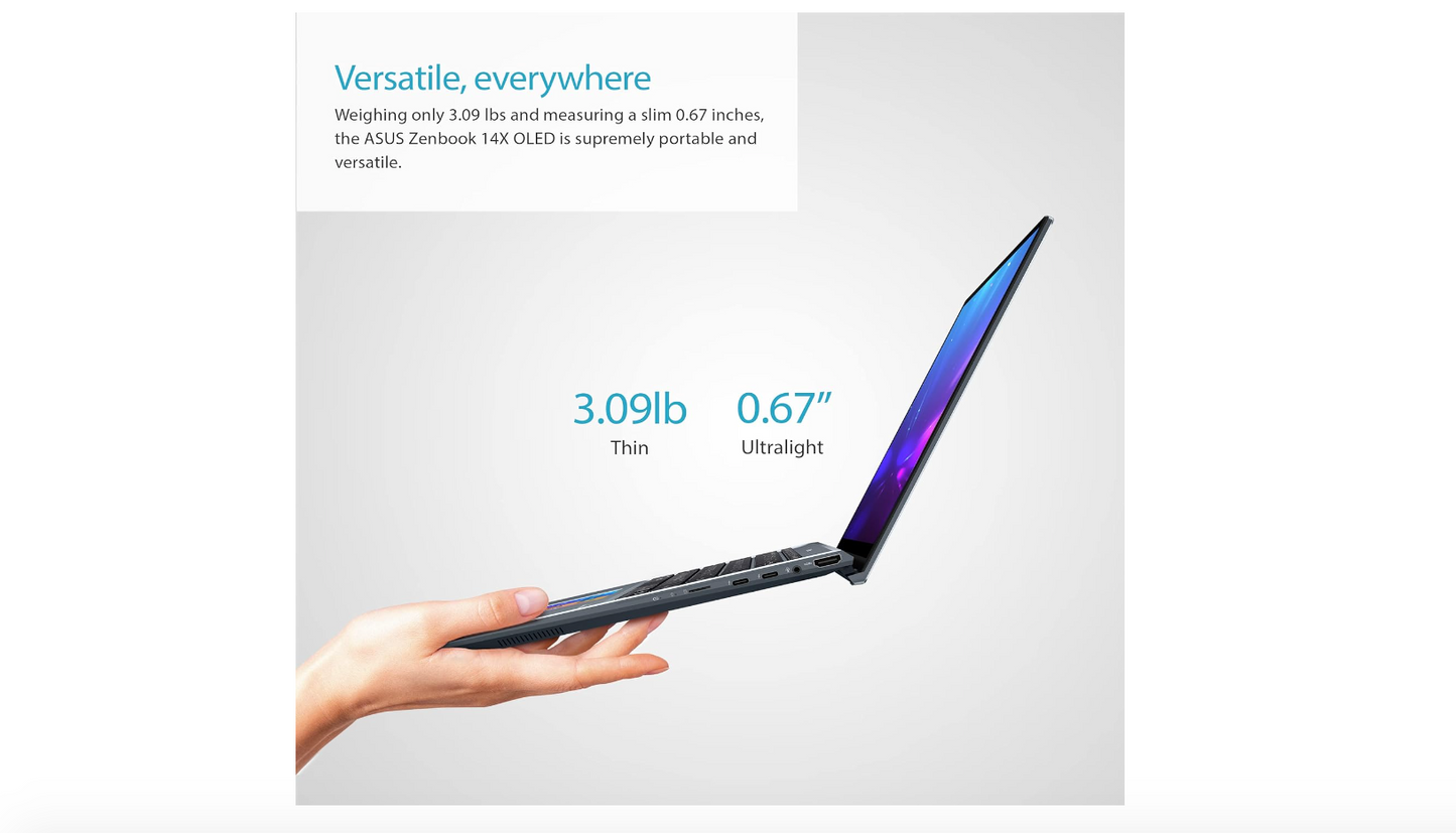 ASUS - Zenbook 14X 14.5" 2.8K OLED Touch Laptop