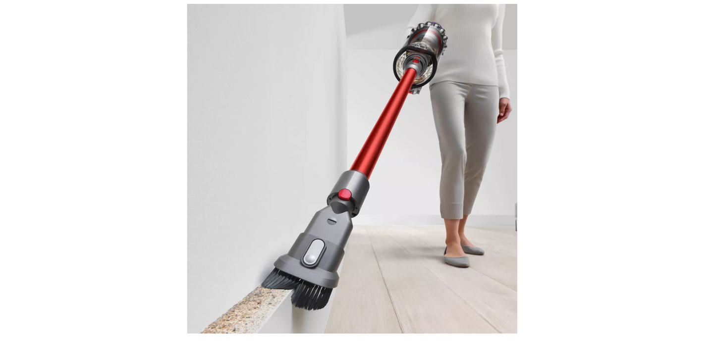 Dyson - Outsize Cordless Vacuum - Nickel/Red