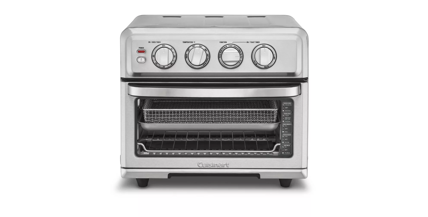 Cuisinart - Air Fryer Toaster Oven with Grill - Stainless Steel