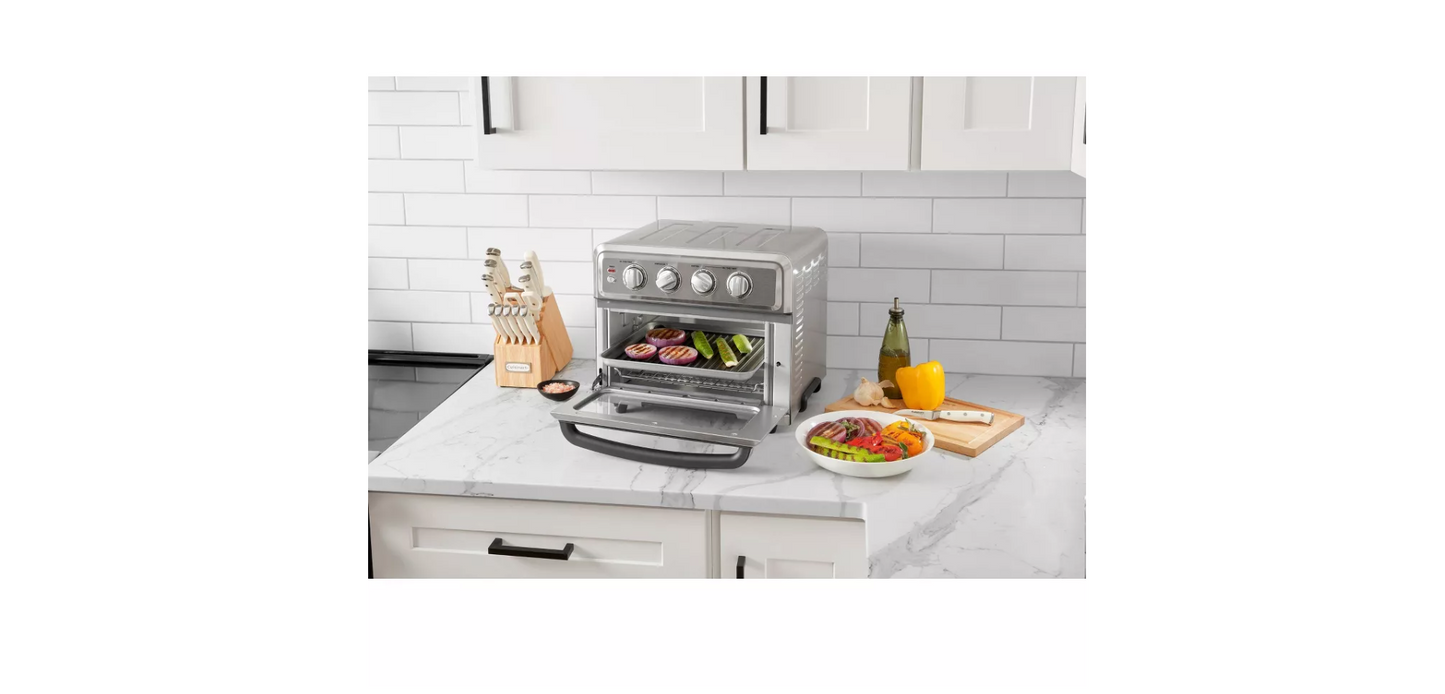 Cuisinart - Air Fryer Toaster Oven with Grill - Stainless Steel