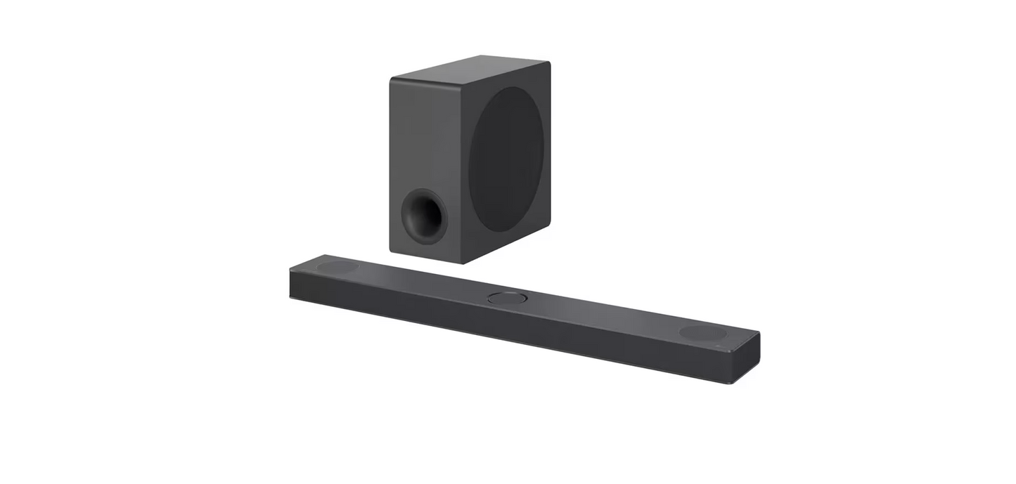 LG - 3.1.3 Channel Soundbar with Wireless Subwoofer, Dolby Atmos and DTS:X - Black