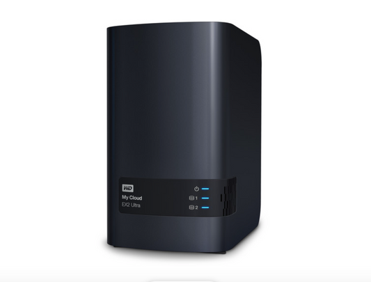 WD - My Cloud Expert EX2 Ultra 2-Bay 8TB External Network Attached Storage (NAS) - Charcoal