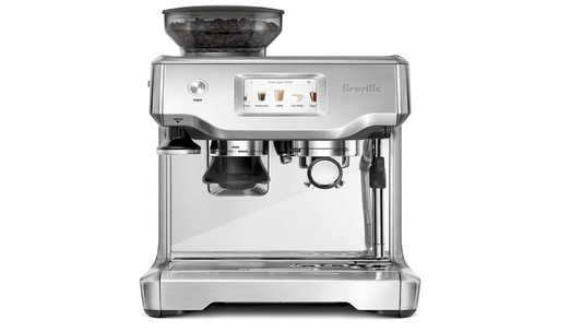 Breville - the Barista Touch Espresso Machine with 9 bars of pressure, Milk Frother and integrated grinder - Stainless Steel