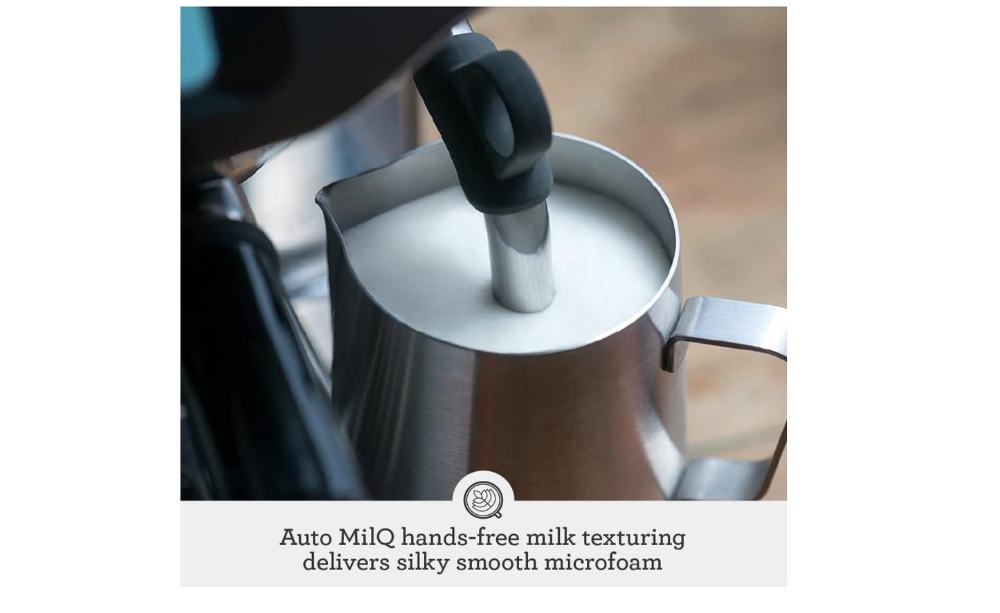 Breville - the Barista Touch Espresso Machine with 9 bars of pressure, Milk Frother and integrated grinder - Stainless Steel