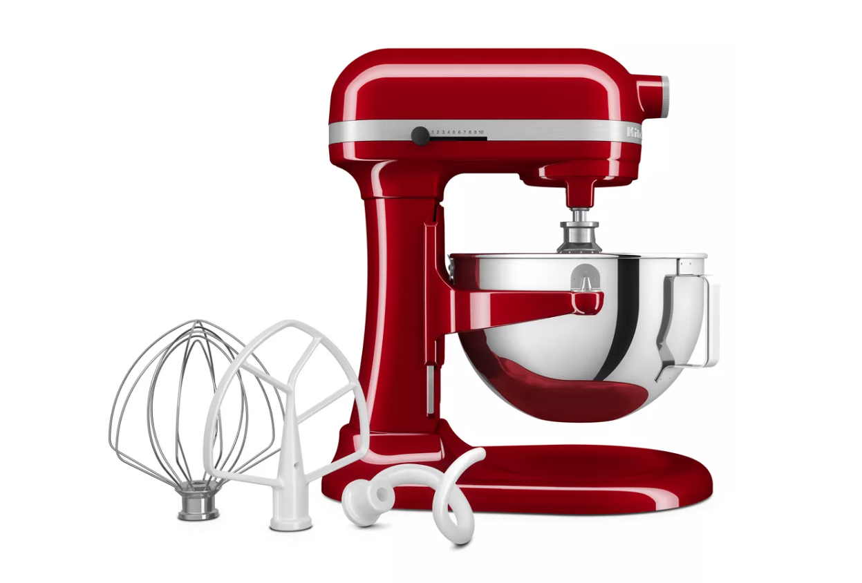 KitchenAid - 5.5 Quart Bowl-Lift Stand Mixer - Empire Red