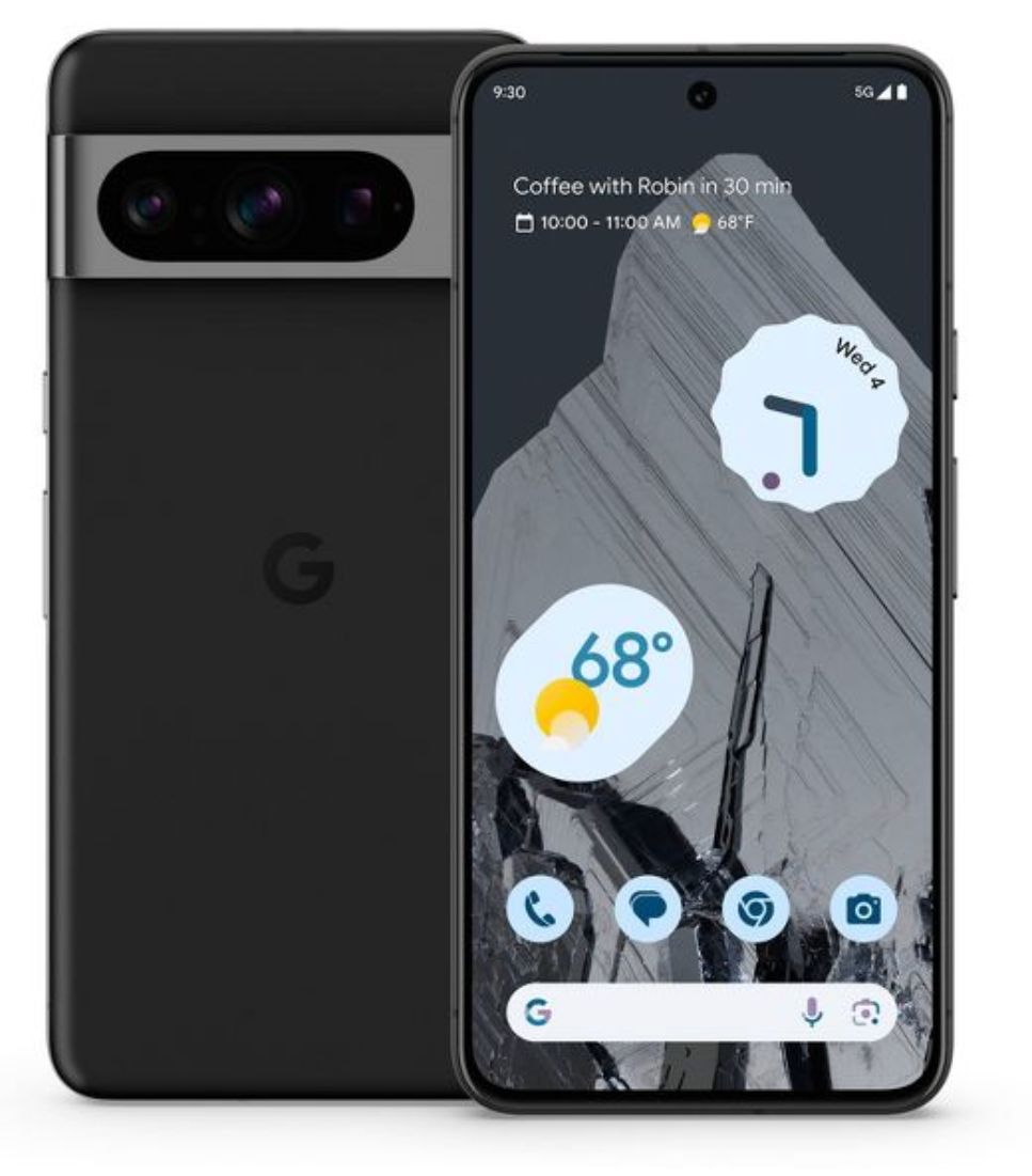 Google - Pixel 8 Pro 128GB (Unlocked) - Obsidian - Bay