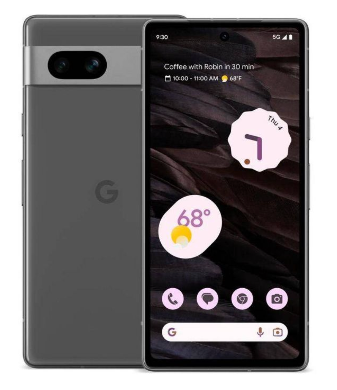 Google - Pixel 7a 5G 128GB (Unlocked) - Charcoal